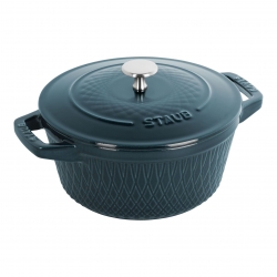 Staub кастрюля чугунная Twister 24 cm/ 4 l,  Blue La Mer