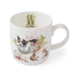 Royal Worcester Wrendale Designs puodelis Sleeping on the Job, 0,31 l