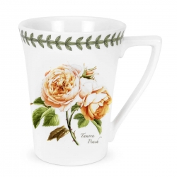 Portmeirion Botanic Roses Mugs Tamora Peach, Mandarin Shape